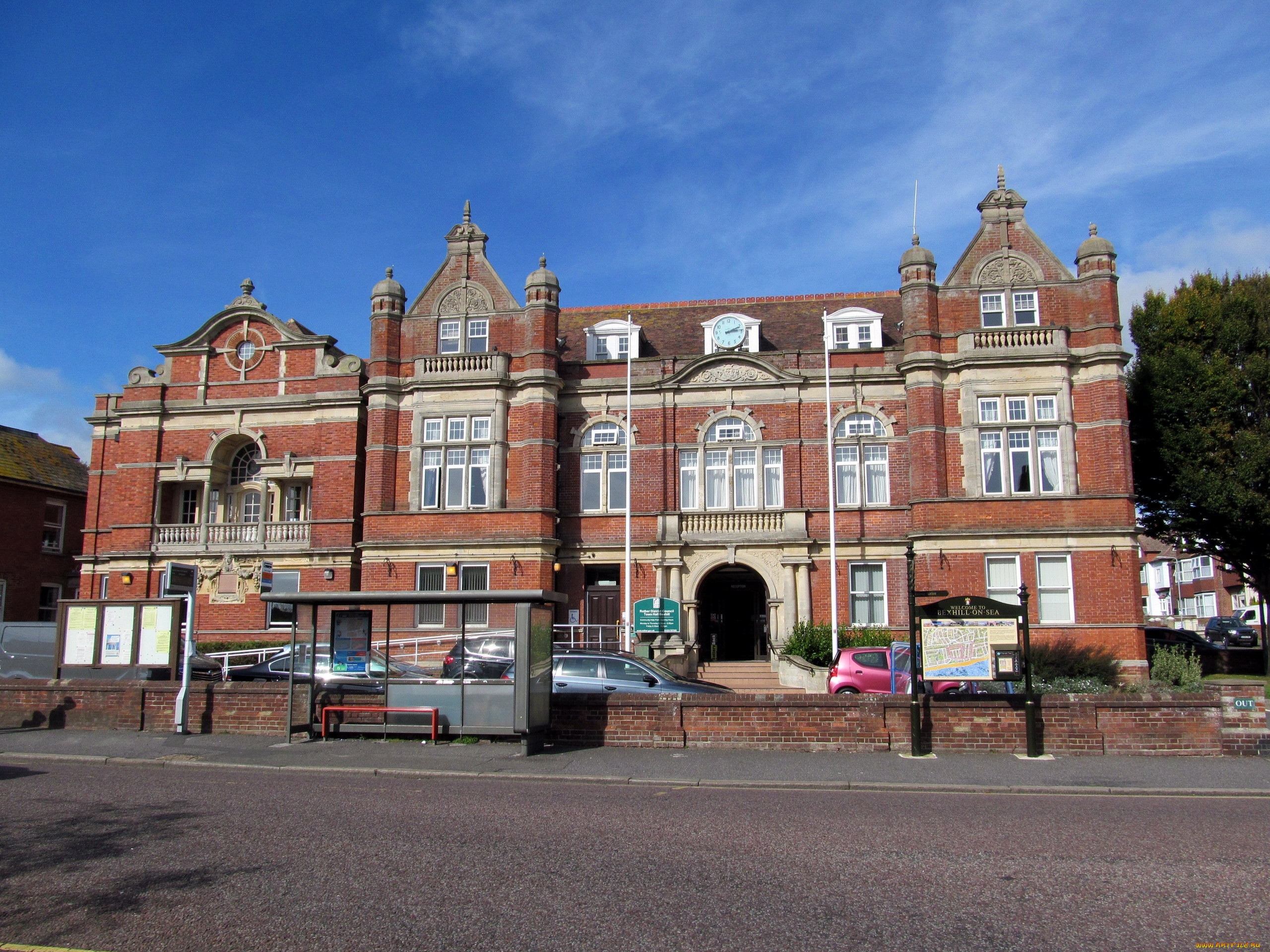 bexhill town hall, sussex, uk, , - ,  , bexhill, town, hall